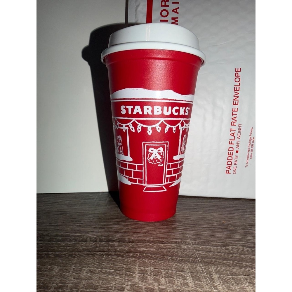Starbucks Reusable Holiday‎ Red Cup Festive Scene Collectible 2026